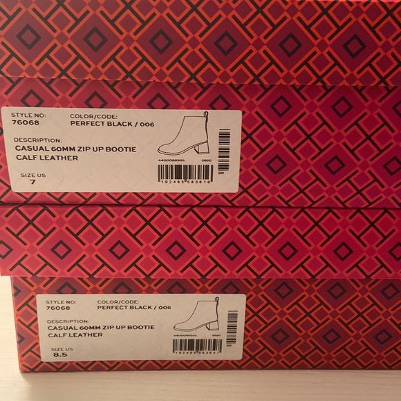 COPY - Tory Burch Black Leather Boots - Picture 6 of 6